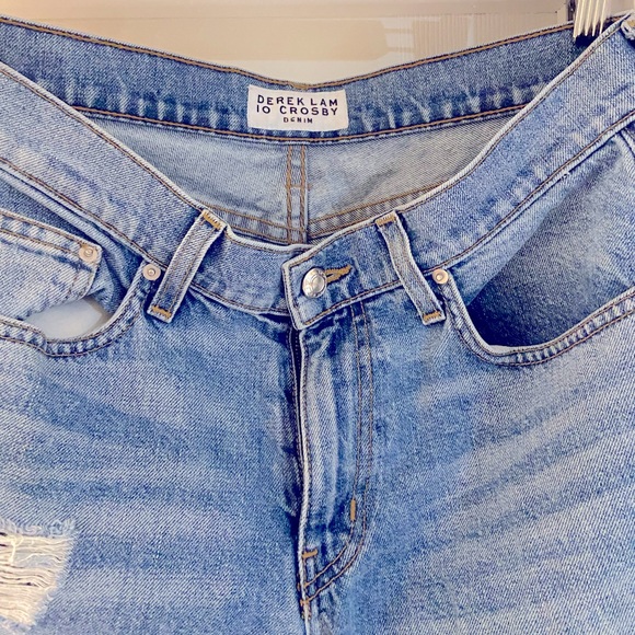 Derek Lam 10 Crosby Mila Mid-rise Girlfriend denim - Picture 2 of 4